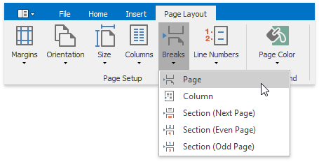 PageBreakPageLayoutRibbon