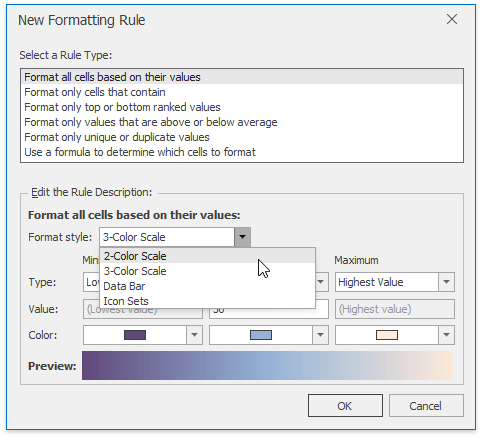 Spreadsheet_ConditonalFormatting_ColorScale_Custom
