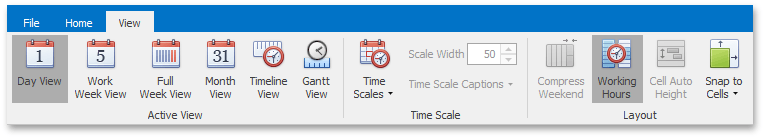 Scheduler_Ribbon_View