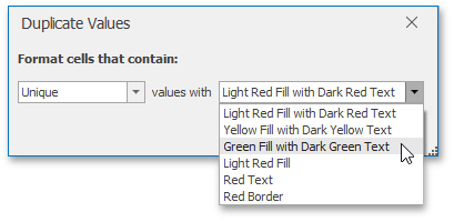 Spreadsheet_DuplicateValuesDialog