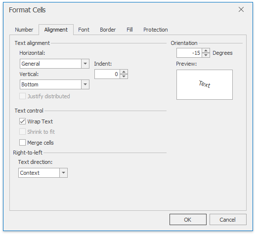 FormatCellsAlignmentTab