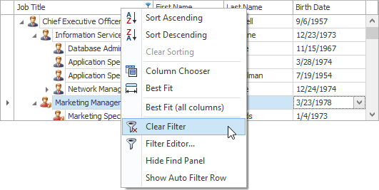 EUDTreeListClearFilterContextMenuItem