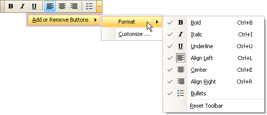 EU_XtraBars_Bar_DropdownButton_CustomiizationMenu