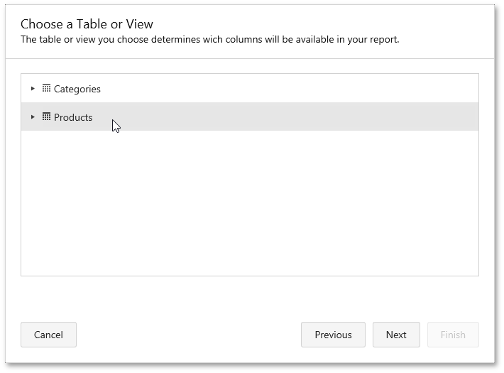 web-report-designer-wizard-choose-table-or-view