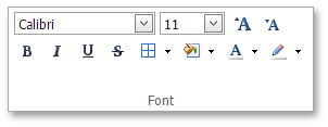 EUD_ASPxSpreadsheet_Home_Font_Panel