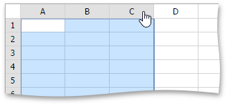 EUD_ASPxSpreadsheet_Selection_SelectMultipleColumns