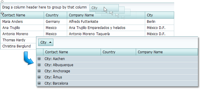 ASPxGridView_Grouping
